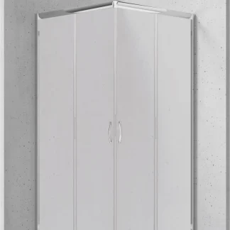 Deante Funkia szögletes zuhanykabin matt üveggel 80 x 80 x 185 cm KYC_642K