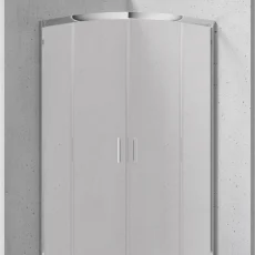 Deante Funkia íves zuhanykabin matt üveggel 90 x 90 x 185 KYP_651K
