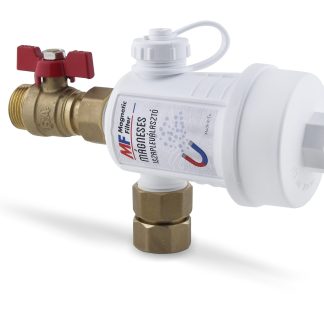 Mágneses iszapleválasztó MF 3/4'' golyóscsappal fehér - MF 20550