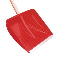 Hólapát 5201 olasz műanyag, alu profillal, fa nyéllel - 45 cm piros