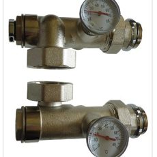 BRH 224 szivattyúcsatlakozó osztóhoz,hőmérővel 6/4" szivattyúhollanderrel,1" testtel