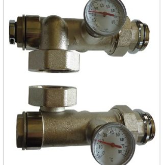 BRH 224 szivattyúcsatlakozó osztóhoz,hőmérővel 6/4" szivattyúhollanderrel,1" testtel