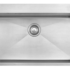 Kevmil MEX 790.500 Exkluzív design extra mély egymedencés rozsdamentes mosogató adagolóval 79 x 50 x 23 cm