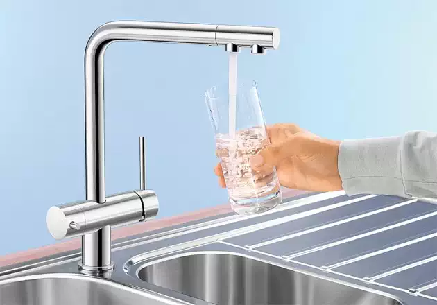 Blanco FONTAS II vízszűrős konyhai álló mosogató csaptelep króm HD - 523128 - Image 4