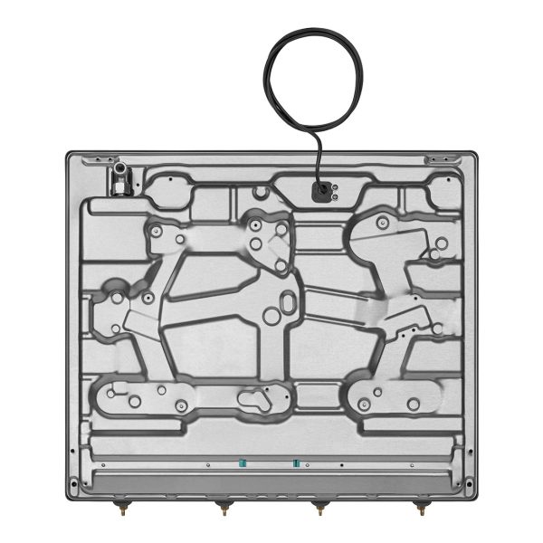SMEG GÁZ FŐZŐLAP, Colonial design, 60 cm, 4 gázégő, antracit - SRV864AOGH - Image 3