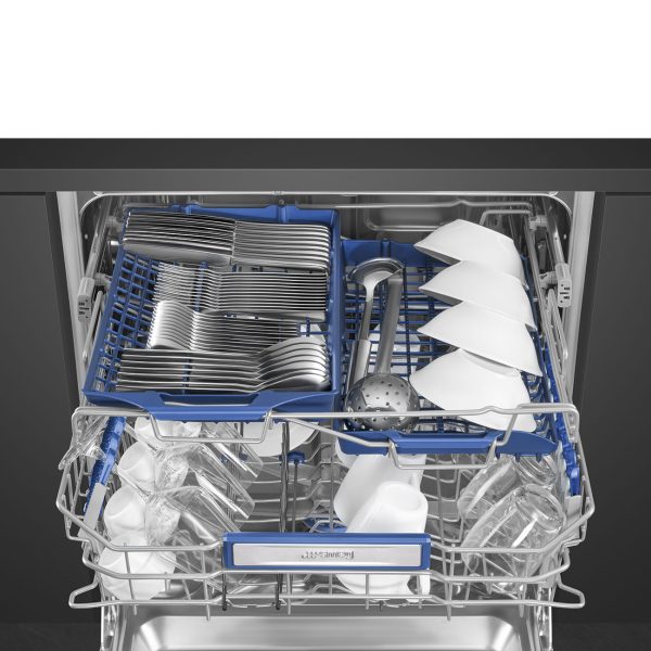 SMEG TELJESEN BEÉPÍTHETŐ MOSOGATÓGÉP, 60 cm, 13 teríték, 10+1 funkció, 7 hőmérséklet, B energiaosztály - STL323BL - Image 3