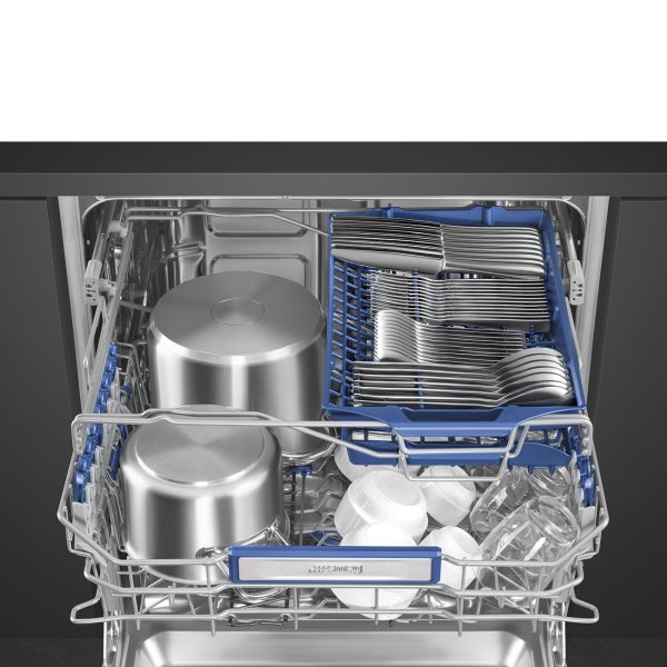 SMEG TELJESEN BEÉPÍTHETŐ MOSOGATÓGÉP, 60 cm, 13 teríték, 10+1 funkció, 7 hőmérséklet, B energiaosztály - STL323BL - Image 2