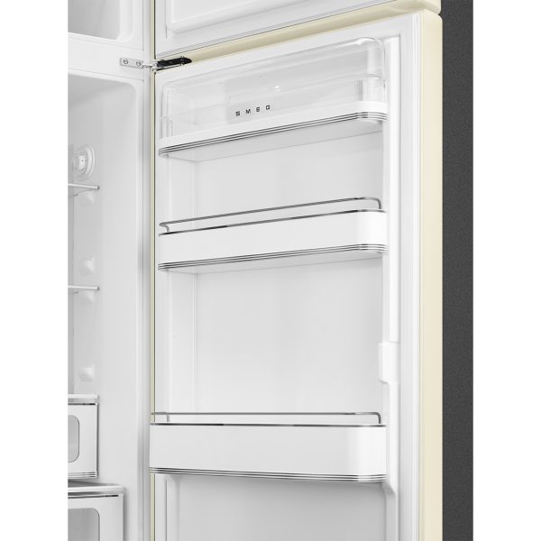 SMEG KOMBINÁLT HŰTŐ ÉS FAGYASZTÓ, 60,1x172 cm, jobb oldali pántok, bézs - FAB30RCR5 - Image 4