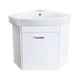 CeraStyle ARDA - SAROKBA építhető - porcelán mosdókagyló - 46 x 46 cm - Image 6