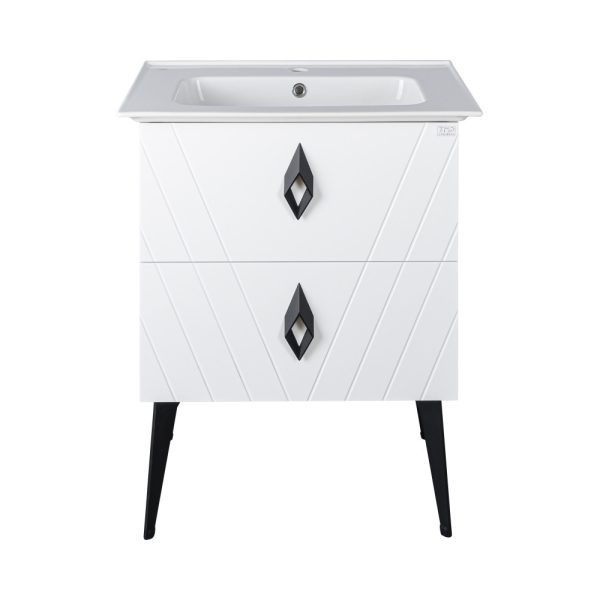 TMP KEOPS álló fürdőszobabútor - CeraStyle BLUE 70 - 42200 mosdóval - 70 x 47 cm
