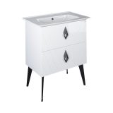 TMP KEOPS álló fürdőszobabútor - CeraStyle BLUE 70 - 42200 mosdóval - 70 x 47 cm - Image 2