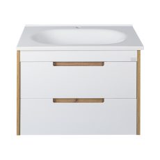 TMP GOLDY 75 fali fürdőszobabútor porcelán mosdóval - 75 cm - 00401046