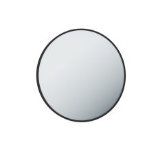 TMP IRON fürdőszobai tükör 80 cm - FEKETE keret - kerek - 00401081