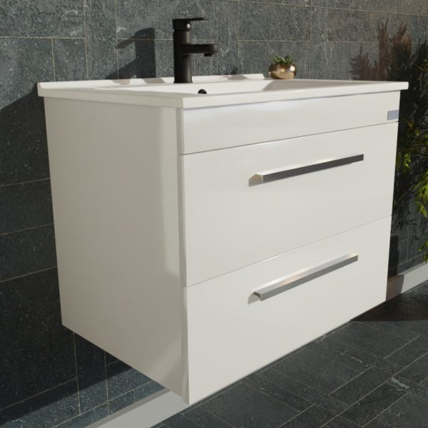 TMP VIVA 100 fali fürdőszobabútor Sanovit ATRIA 9100 porcelán mosdóval - 100 x 45,5 cm - 00401212 - Image 3