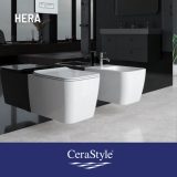 CeraStyle HERA fali WC - rimless - perem nélküli - rejtett szerelésű - mély öblítés - 52 cm - Image 4