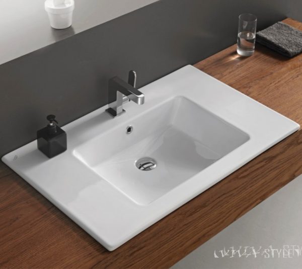 CeraStyle IBIZA - porcelán mosdókagyló - 71 x 51 cm - 050200-u - Image 2