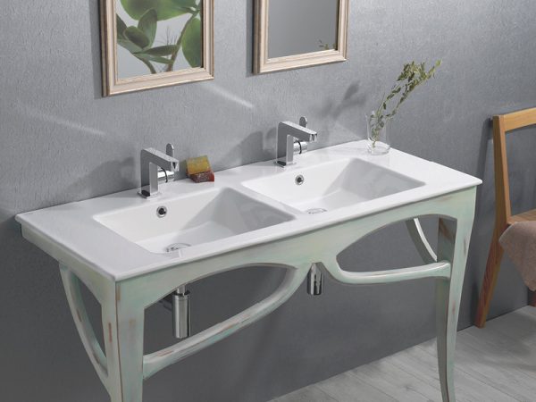 CeraStyle IBIZA - porcelán mosdókagyló - DUPLA - 121 x 51 cm - Image 3