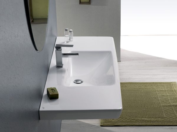 CeraStyle PORTO - porcelán mosdókagyló - 55 x 38 cm - 068000-U - Image 2