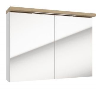NAS STILLA E80 Tükrösszekrény, középen nyíló