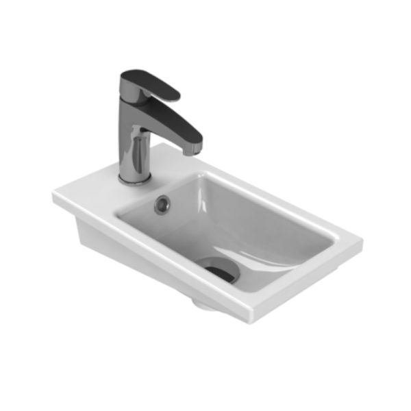 CeraStyle NIKA - MINI -porcelán mosdókagyló - 42 x 24 cm - 071100-U