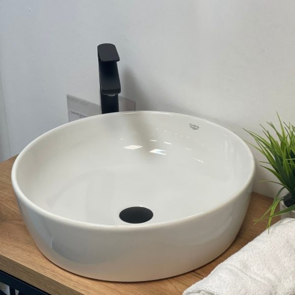 CeraStyle ONE - PULTRA ültethető - Top Counter - kerek porcelán mosdó - O - Ø 46 cm - 076100 - Image 3