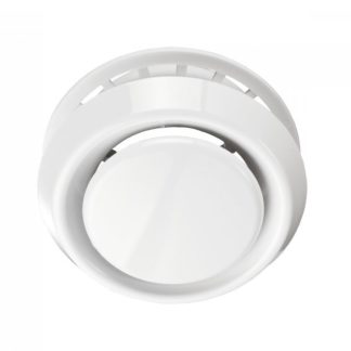 Vents A 125 VRF műanyag légszelep beépítőkerettel D125