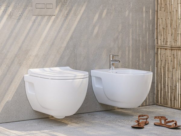 Sanovit BRILLA - fali WC - rimless - perem nélküli - mély öblítésű - Image 5