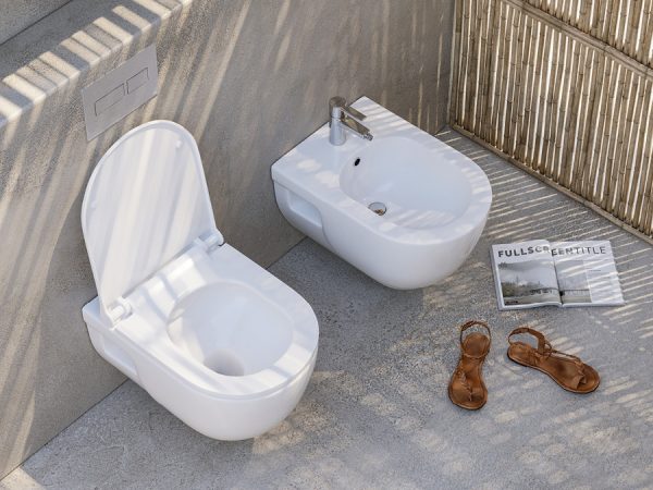 Sanovit BRILLA - fali WC - rimless - perem nélküli - mély öblítésű - Image 6