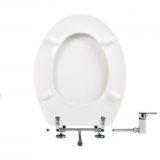 CR BIDÉS WC ülőke - hideg / melegvizes csapteleppel - Duroplast - 44 x 37 cm - Image 3