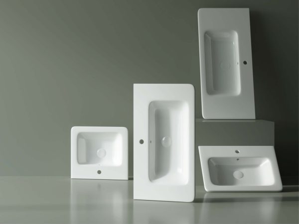 Sanovit URBAN - porcelán mosdókagyló - 80 x 46 cm - 12080-Kl - Image 3
