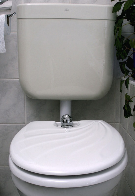 TOILETTE-NETT® 120K poliészter kivitel, kagyló mintás fedéllel