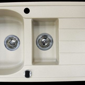 Marmorin Lukka gránit mosogató 1 medence, csepptálca + gyümölcsmosó - safari színben 140 513 001