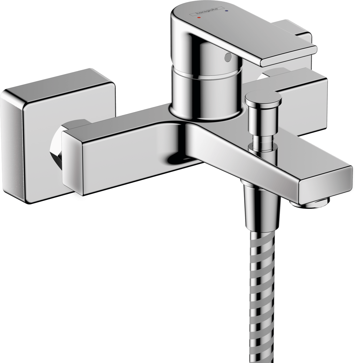 Hansgrohe Vernis Shape egykaros kádtöltő csaptelep zuhanyszett nélkül
