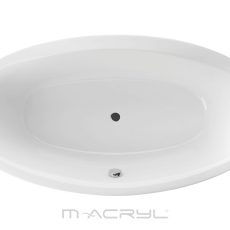 M-acryl Oval különleges akril fürdőkád tartóláb szettel 190 x 95 cm KIFUTÓ