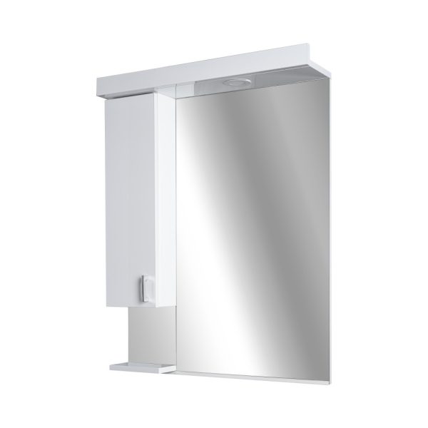 Viva STYLE Tükrös fürdőszobai szekrény LED világítással - BALOS szekrénnyel - 75 x 97 x 17 cm - 1E750BAL - Image 2