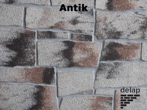 Delap hasított kő struktúra lábazat Antik
