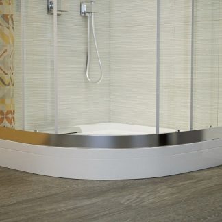 Wasserburg Petra 2503-E90 fehér alumínium íves előlap