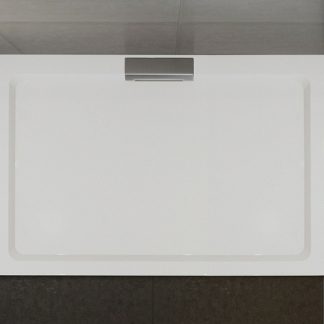 Wasserburg Petra 2506-80 szögletes öntött műmárványzuhanytálca 80 x 120 x 3,5 cm