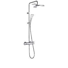 Kludi Fizz termosztátos zuhanyrendszer dual shower system 6709505-00