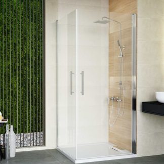 Wasserburg PAX 22 25226-90 szögletes nyílóajtós zuhanykabin ( 90 x 90 x 190 cm )