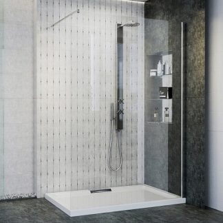 Wasserburg Vetro 25262-120 Walk-In zuhanyfal ( 118-120 x 190 cm )