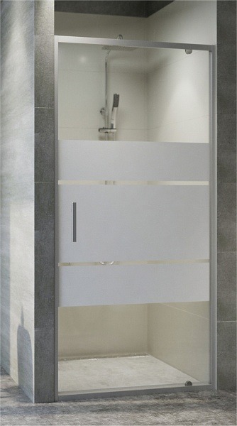 Sanimix 22.30-90 beépíthető zuhanyajtó 890 - 910 x 1850 mm