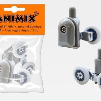 Sanimix 22.G2A alsó görgő zuhanykabinhoz, dupla 2db/cs.