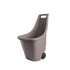 Easy go breeze műanyag kerti talicska 50 l, taupe színben - 231353