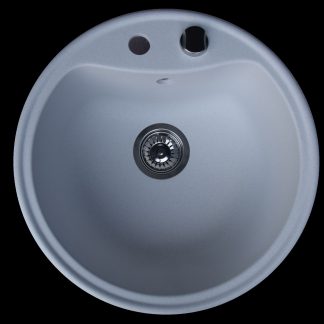 Marmorin Isao gránit mosogató 1 kör medence - fehér színben 250 803 006