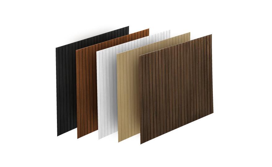 M-acryl Trópusi fa oldallap egyenes kádakhoz 110 cm-től (többféle színben)