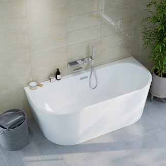 Sanimix Oceano 291.SZ17075 falra tolható akril térkád fürdőkád 170 x 75 x 58 cm