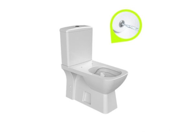 CeraStyle DURU monoblokk WC - BEÉPÍTETT bidé funkcióval -csaptelep nélkül -perem nélküli -mély öbl. - Image 2
