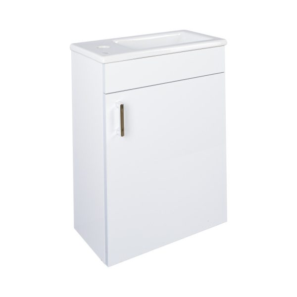 Viva STYLE NIKA fali függ. fürdőszobabútor CeraStyle NIKA 71100 porcelán mosdóval 42 x 24 cm - Image 3