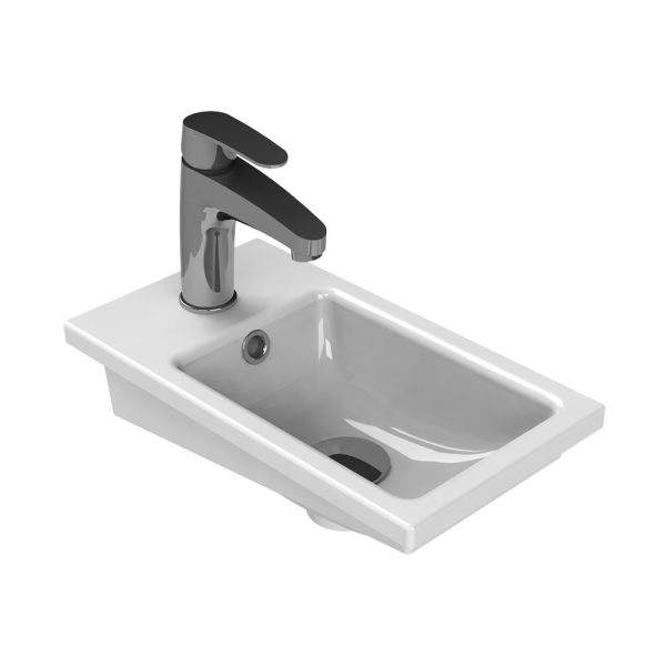 Viva STYLE NIKA fali függ. fürdőszobabútor CeraStyle NIKA 71100 porcelán mosdóval 42 x 24 cm - Image 9